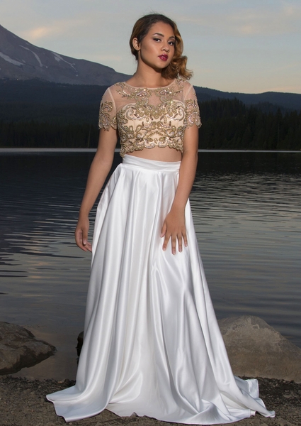 Dave and Johnny Prom Dress A4197