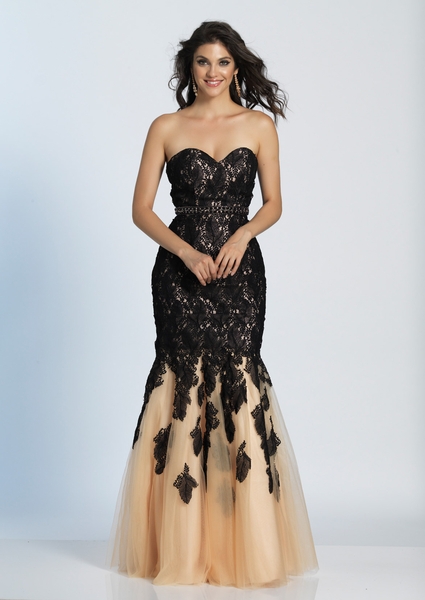 Dave and Johnny Prom Dress A4939