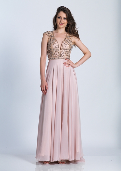 Dave and Johnny Prom Dress A6184