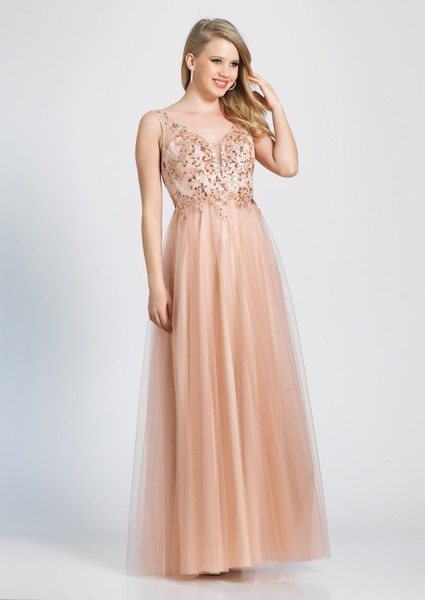 Dave and Johnny Prom Dress A7076