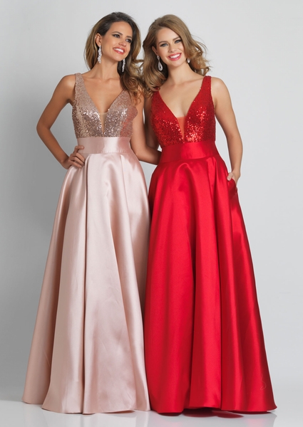 Dave and Johnny Prom Dress A7240