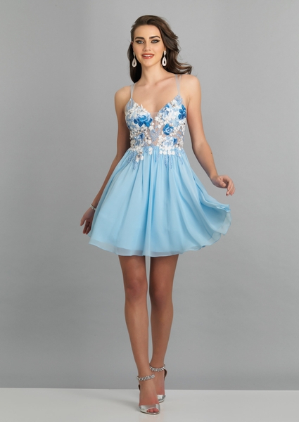 Dave and Johnny Prom Dress A8186