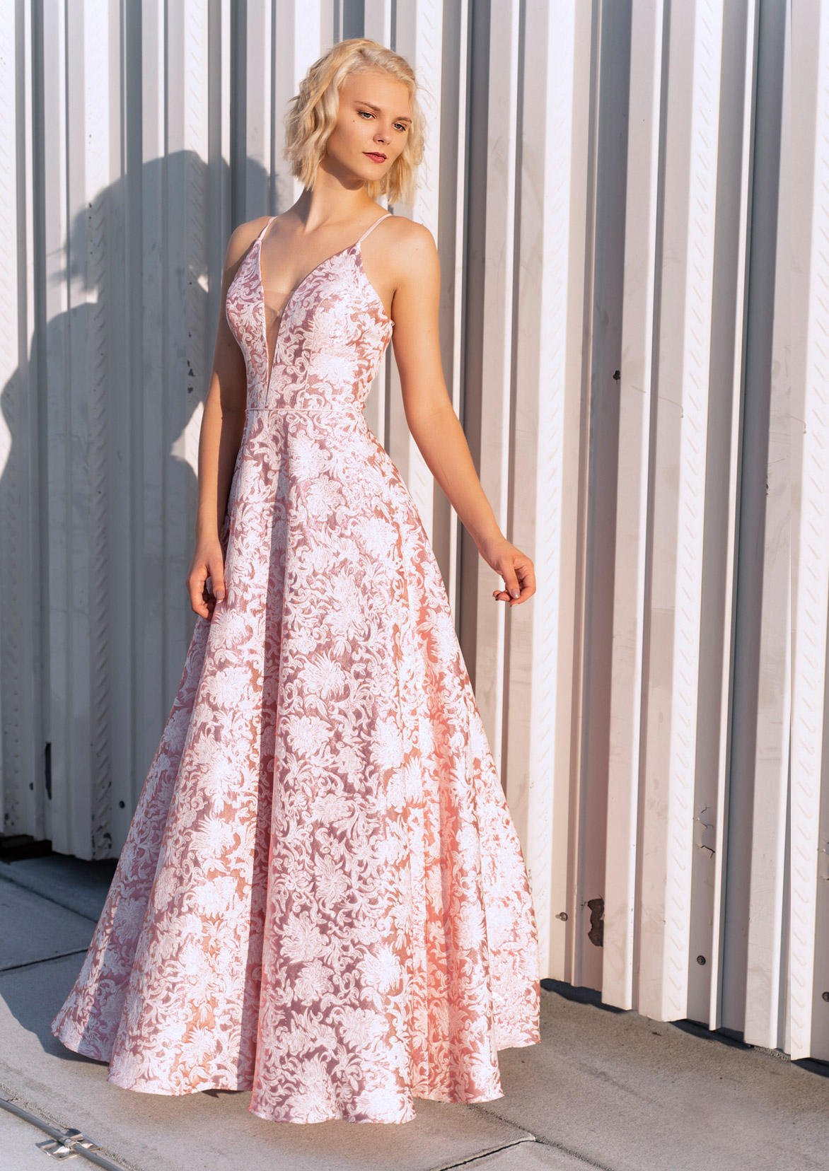 dave and johnny pink prom dress Dave & Johnny Prom Dress 12136