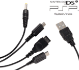 7 in 1 USB Power Cable for Nintendo DSi, DS Lite, DS, GBA SP, PSP 3000, PSP 2000 and PSP 1000