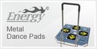 DDR Energy Metal & Energy Arcade Metal Dance Pads for PS2