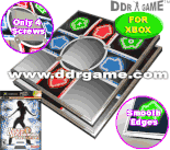 2 x Dance Dance Revolution DDR Metal Dance Pad V 3.0 for Xbox + Dance Dance Revolution DDR Ultramix 4 Dance Game for Xbox