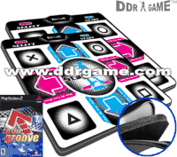 2 x Dance Dance Revolution DDR Super Deluxe Dance Pad with 1 Inch Foam Inserts Version 4.0 for PS2 + In the Groove Dance Game for PS2