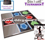 Dance Dance Revolution DDR Tournament Metal Dance Pad for PS2 + Dance Dance Revolution DDR SuperNOVA Dance Game for PS2