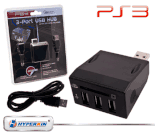 PS3 3-Port USB Hub with SD Card Reader