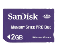 Sandisk 2GB Memory Stick PRO Duo Memory Card