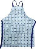 Kitchen Apron with Blue & White Dutch Theming