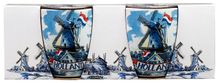 Set of 2 Holland Windmill Espresso Mugs