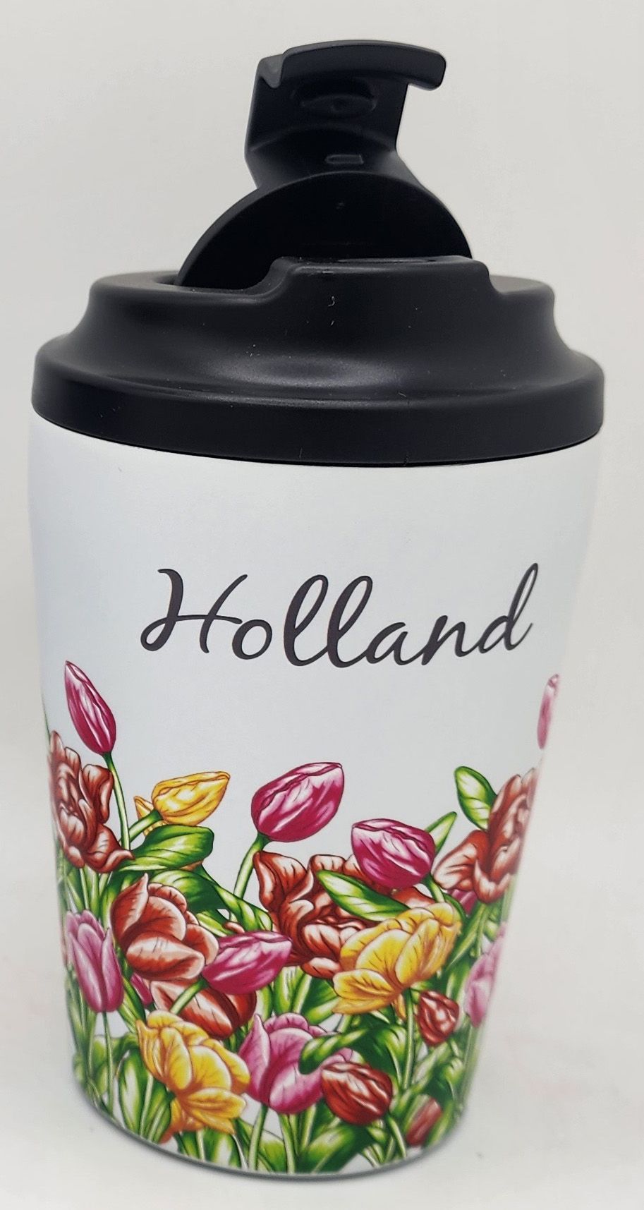 Coffee-to-Go Mug with Holland Tulips Design