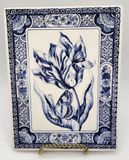 DeWit Handpainted Applique with Tulip Design