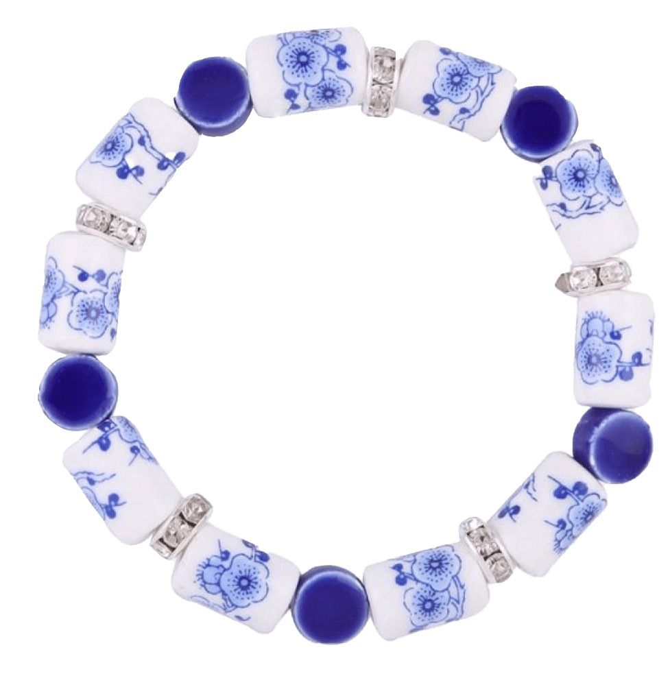 Delft Bracelet with Blue Accents