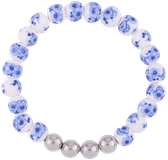 Delft Bracelet with Silver Accents