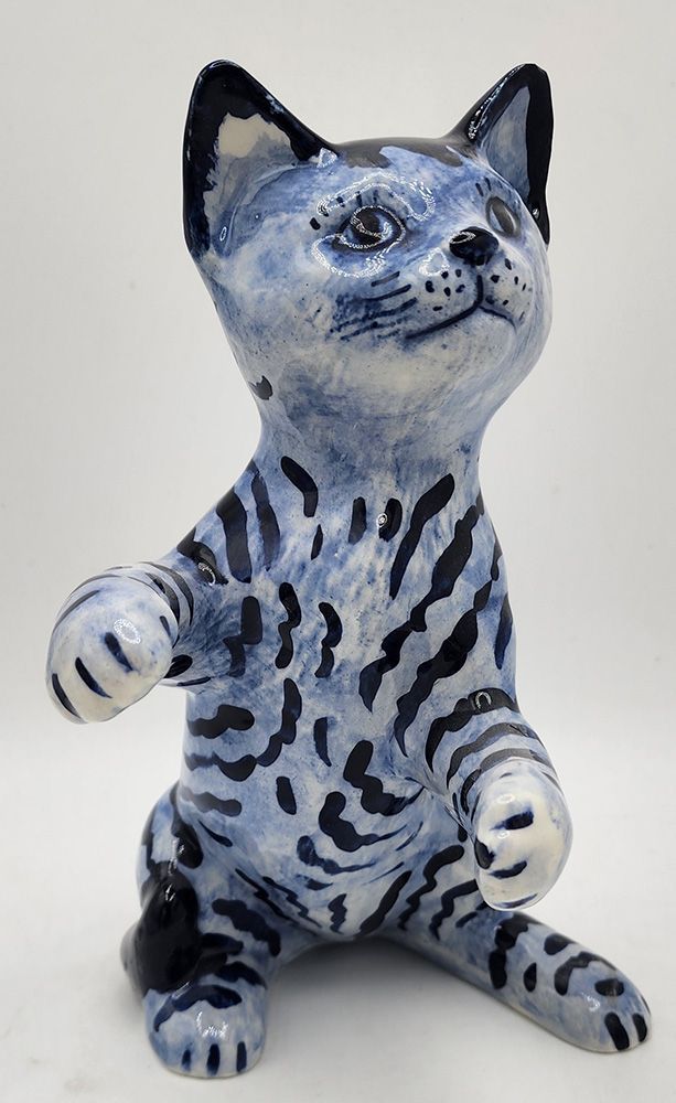 DeWit Handpainted Assorted Big Striped Cats