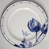 Delft Dinner Plate - Tulip Design