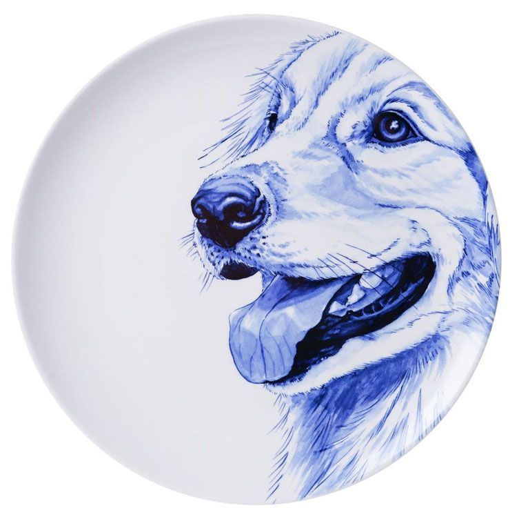 Delft Dog 10.5&quot; Plate