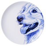 Delft Dog 10.5" Plate