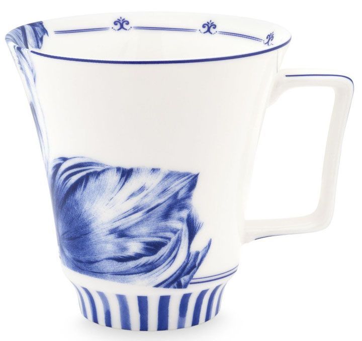 Delft Coffee Mug - Tulip Design