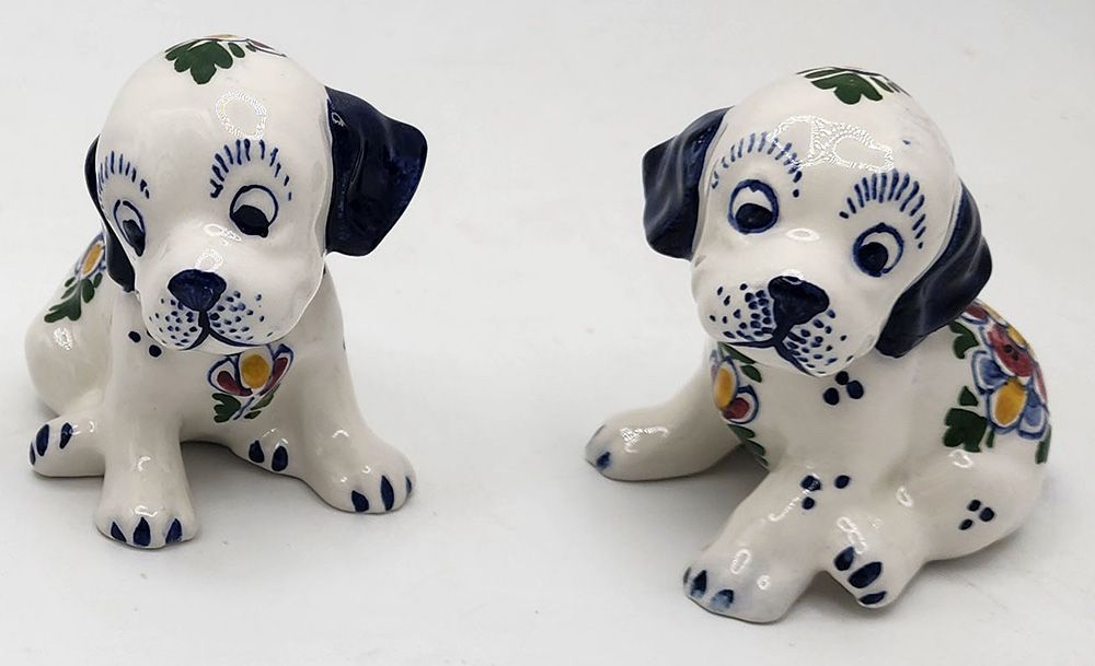 DeWit Handpainted Assorted Small Puppies