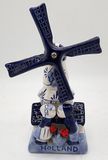 Delft 6.25" Windmill with Kissing Kids
