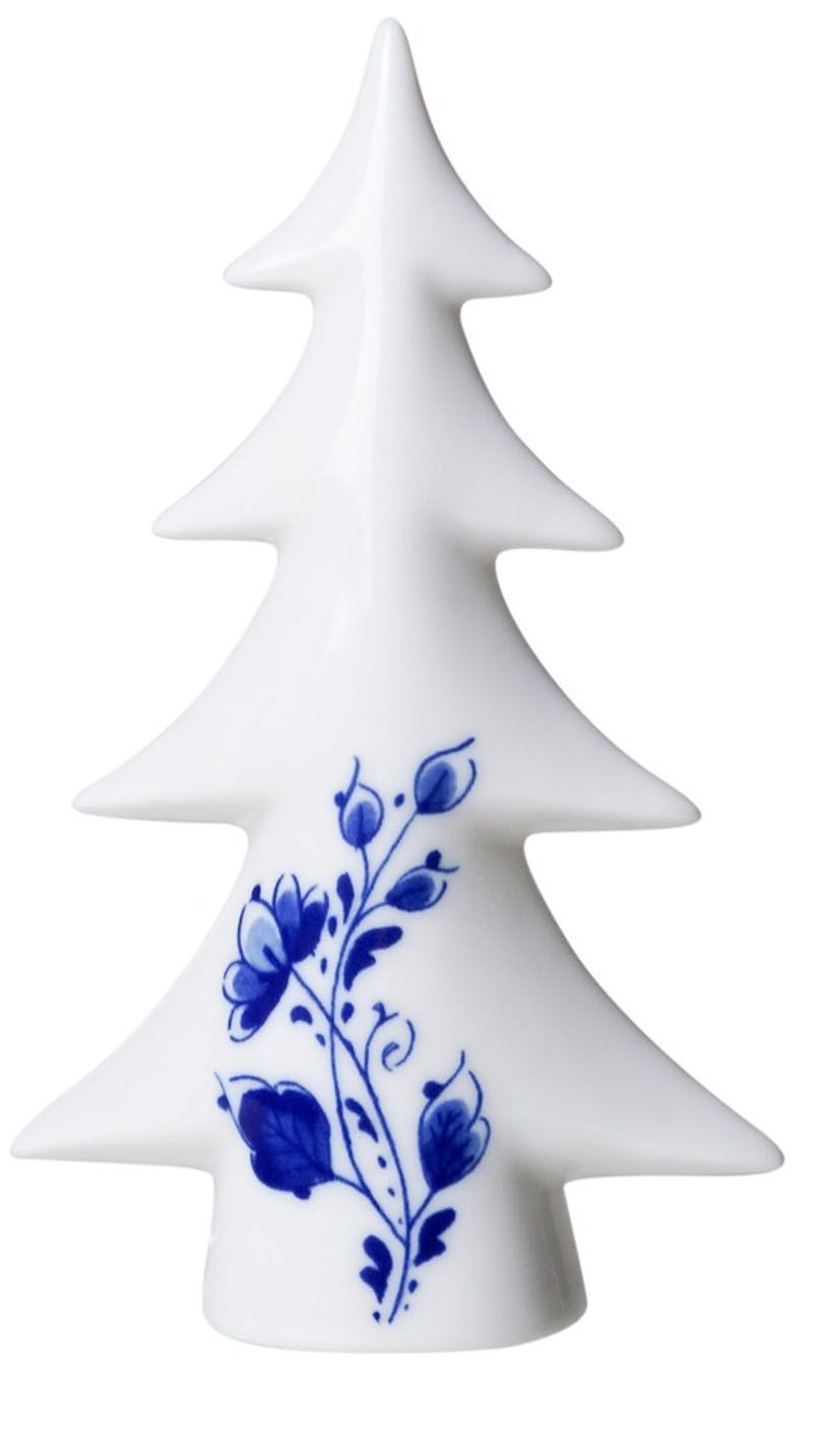 Delft Christmas Tree - 6&quot;H
