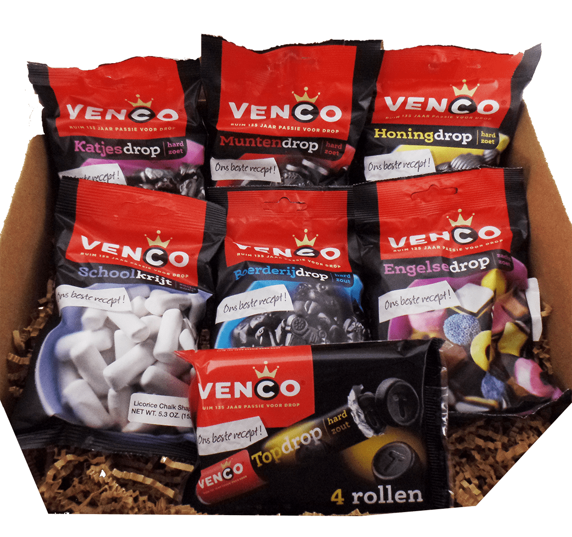 Assorted Sweet and Salty Licorice Gift Box Dutch Food Gift Boxes