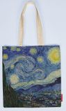 Cotton Shopping Bag - Starry Night Design