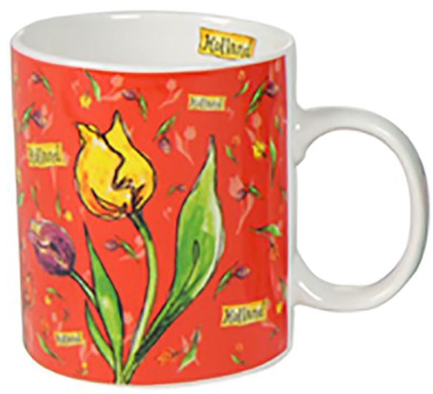 Tulip Design Coffee Mug