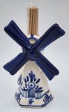 Delft Windmill Shaped Toothpick Holder