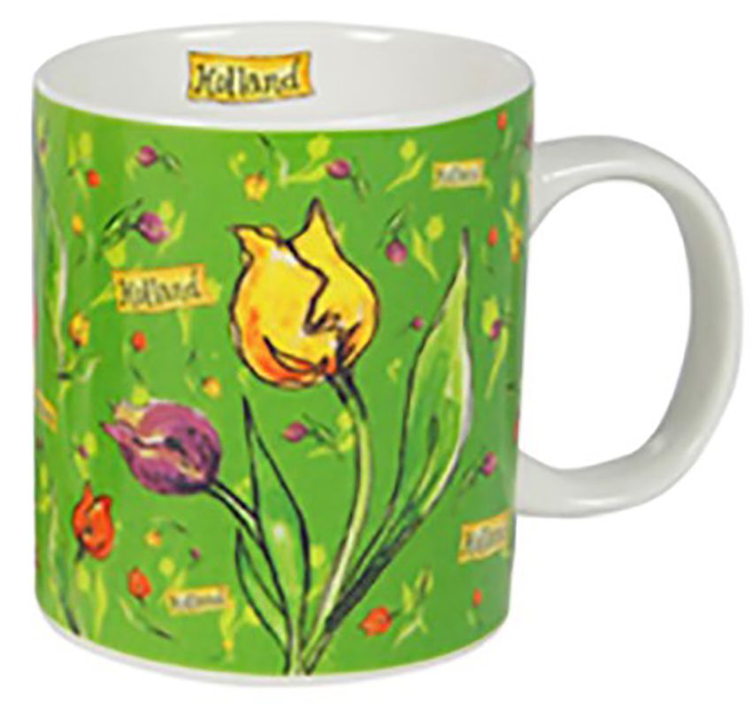Tulip Design Coffee Mug