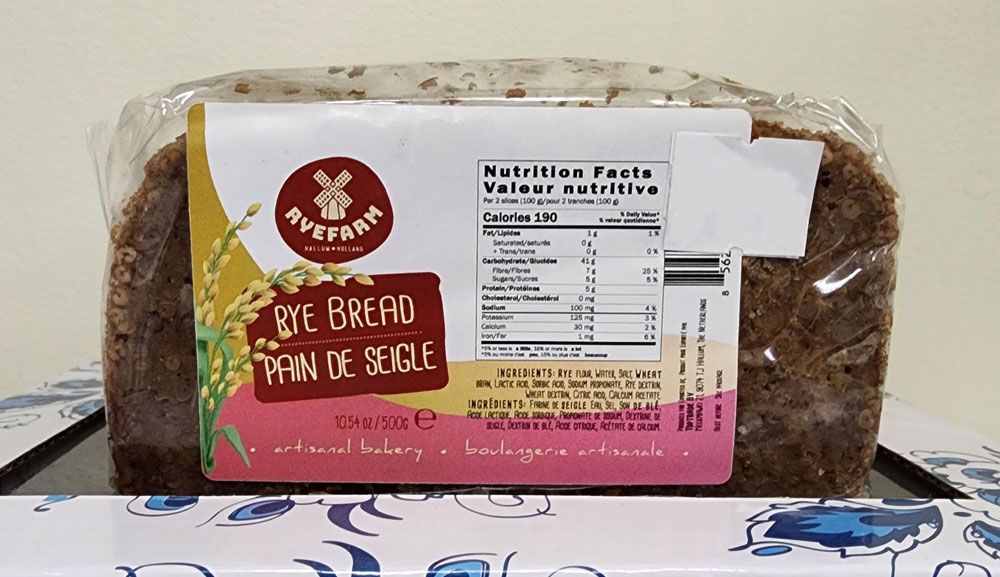 RyeFarm Dutch Rye Bread Dutch Home Baking Products