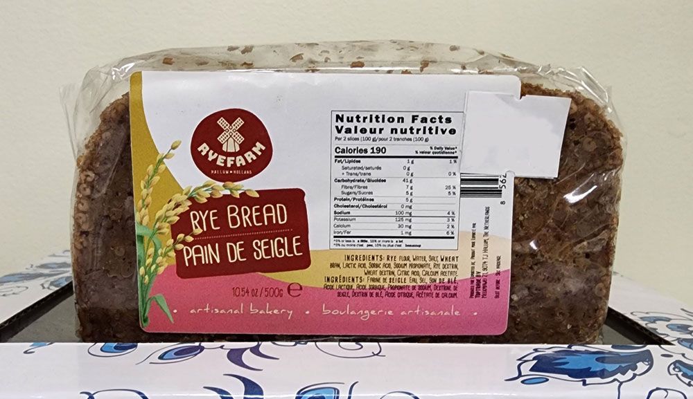 RyeFarm Dutch Rye Bread Dutch Home Baking Products