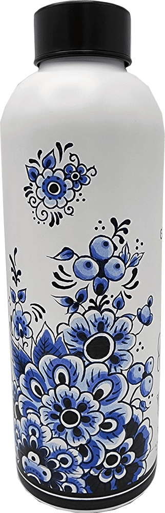 Metal Water Bottle - Floral Design