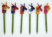 Wooden Windmill Pens (assorted colors)
