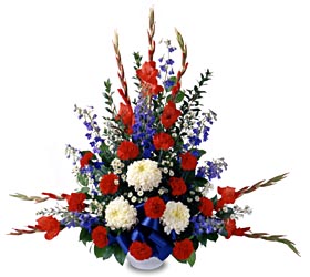 All American TributeArrangement - Designs East Florist Dallas