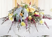 Angel's Casket  Casket Spray - Designs East Florist Dallas
