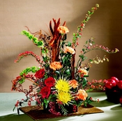 Fall Arrangement - Designs East Florist Dallas