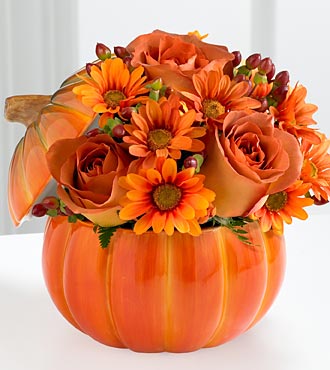 Real Pumbkin Bouquet