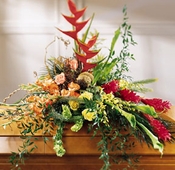 Tropical Casket Spray