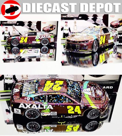 WILLIAM BYRON 2023 DARLINGTON WIN RACED VERSION RETRO AXALTA (JEFF GORDON THROWBACK) 1/24 ACTION COLLECTOR SERIES DIECAST  