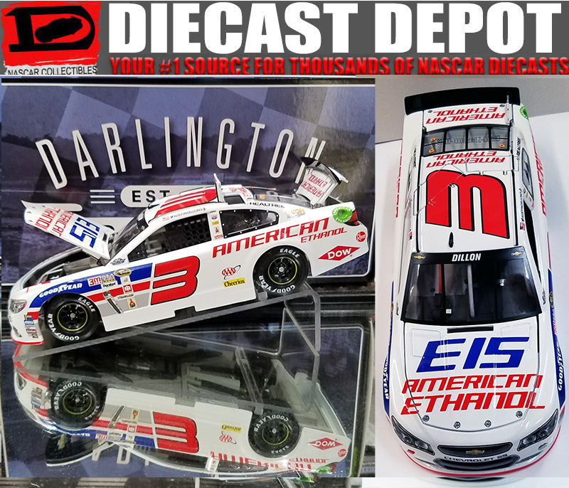 AUSTIN DILLON 2016 AMERICAN ETHANOL DARLINGTON RETRO (RICKY RUDD