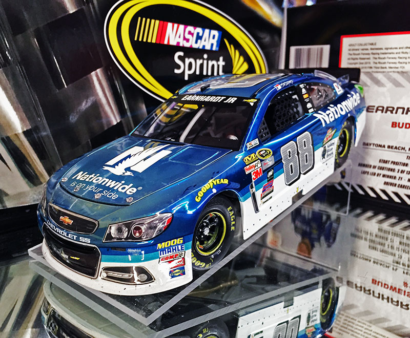 DALE EARNHARDT JR 2015 NATIONWIDE INSURANCE DUEL 150'S RACED VERSION