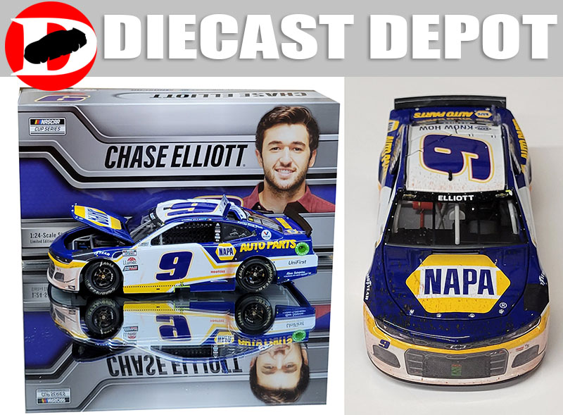 CHASE ELLIOTT 2021 BRISTOL DIRT RACED VERSION #9 NAPA CAMARO 1/24 