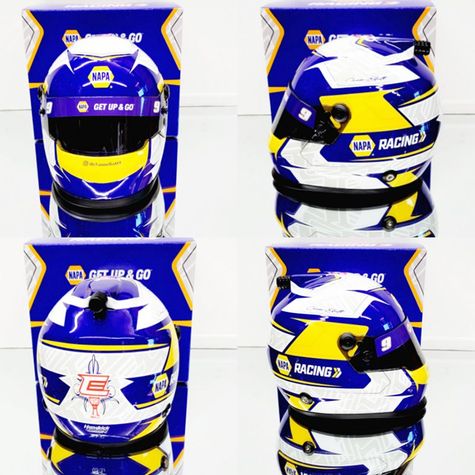 CHASE ELLIOTT 2023 NAPA 1/2 SCALE MINI REPLICA HELMET  