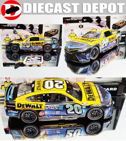 CHRISTOPHER BELL 2023 BRISTOL DIRT WIN RACED VERSION DEWALT 1/24