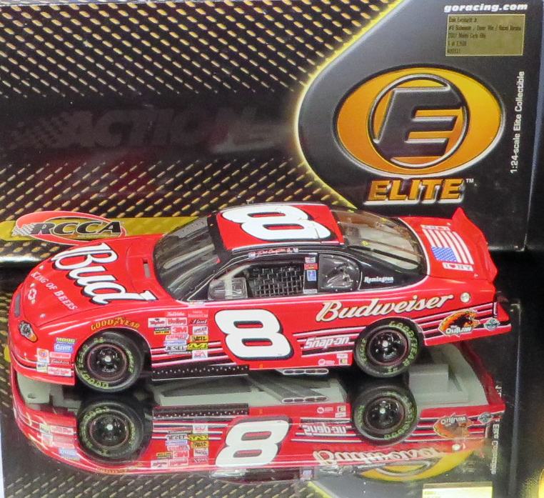 DALE EARNHARDT JR 2001 DOVER WIN RACED VERSION BUDWEISER 1 24 RCCA ELITE