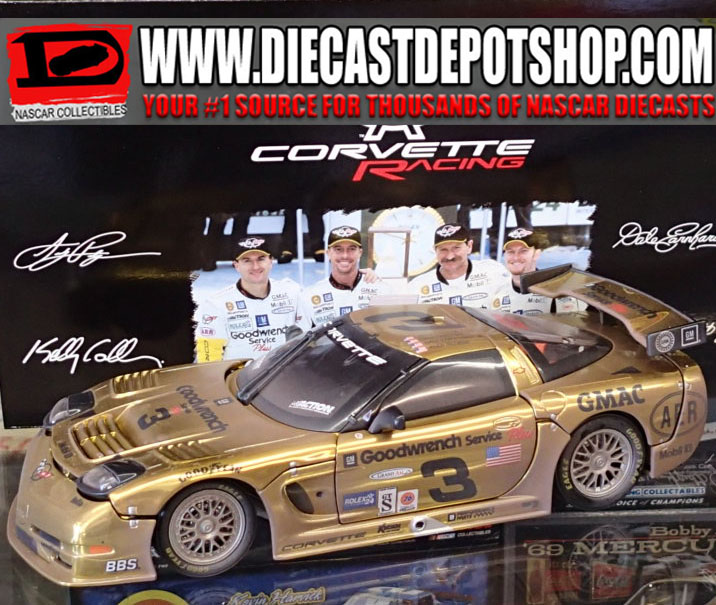 DALE EARNHARDT SR RACED VERSION 24 HOURS OF DAYTONA CORVETTE 1/18